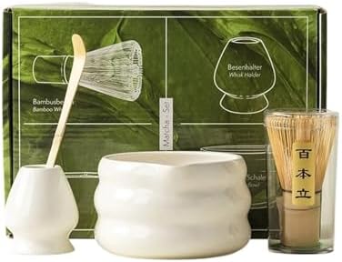 Zestaw Matcha Domowy Cztery Akcesoria Ręczne