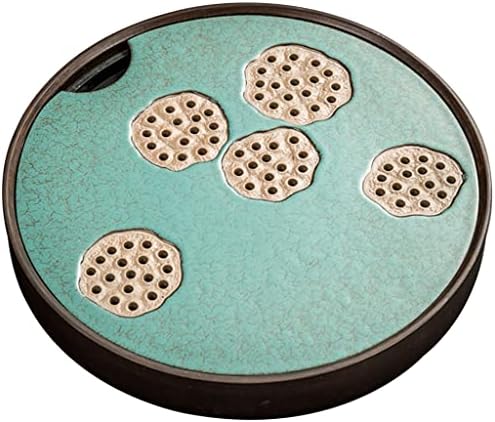 Taca Ceramiczna Drenaż Lotos Korzeń Bambus