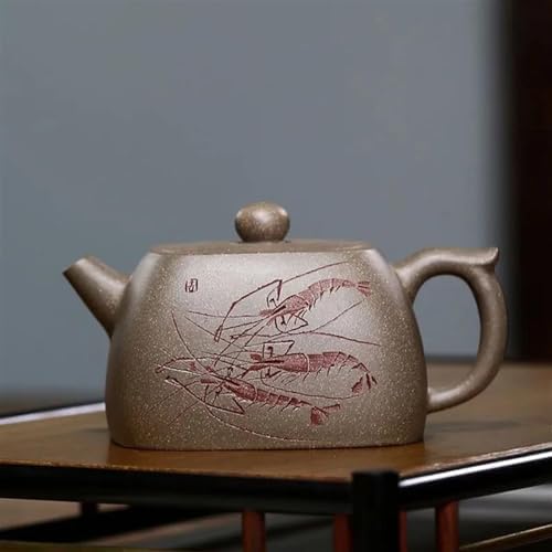 Czajnik Yixing Kwadrat Fioletowa Glina 230ml