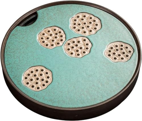 Taca Ceramiczna Drenaż Lotos Korzeń Bambus