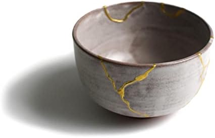 Miska Kintsugi Złoto 24k Rzemiosło Shigaraki