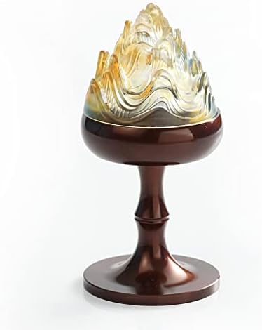 Kominek Kadzidło Wodospad Miedź Szklany