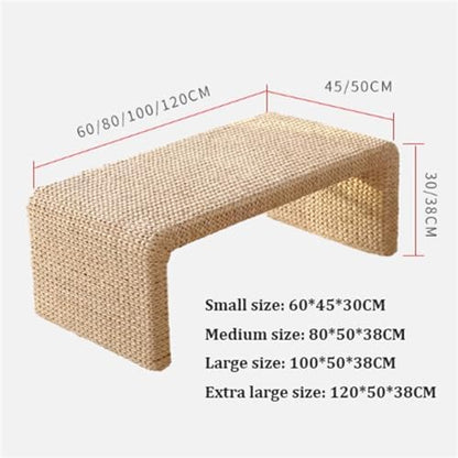 Zestaw Rattanowy Niski Zen Cztery Stołki