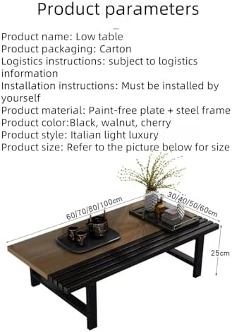 Niski Stolik Tatami Drewno Paulownia Balkon