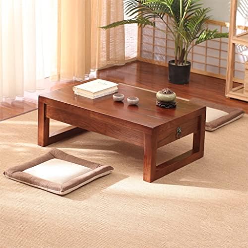 Stolik Medytacyjny Niski Szuflady Retro Okno