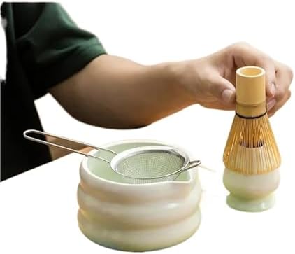 Zestaw Matcha Domowy Cztery Akcesoria Ręczne