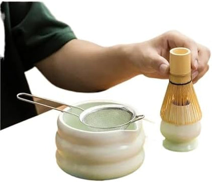 Zestaw Matcha Domowy Cztery Akcesoria Ręczne