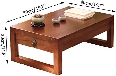 Stolik Medytacyjny Niski Szuflady Retro Okno