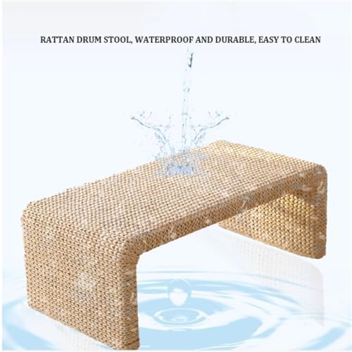 Zestaw Rattanowy Niski Zen Cztery Stołki